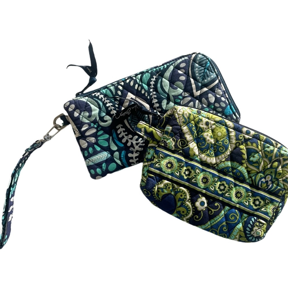 Vera Bradley Floral Print Wallet and Make-Up Set